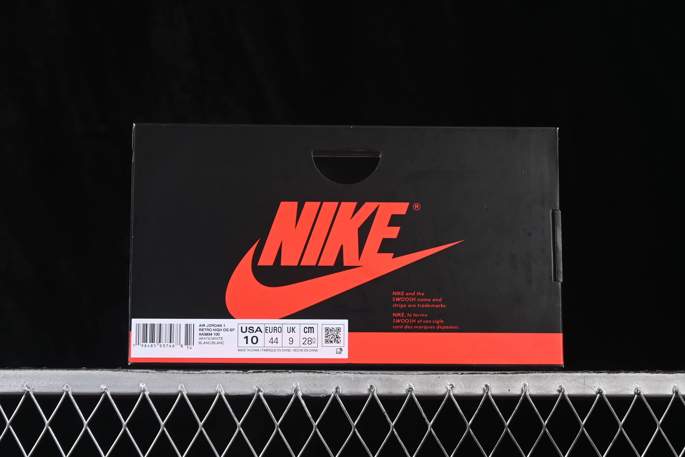 All categories Air Jordan Jordan series basketball shoes Air Jordan 1 High LW version Off White x Air Jordan OW AJ1 Joe 1 joint white high-top basketball shoes AA3834-100